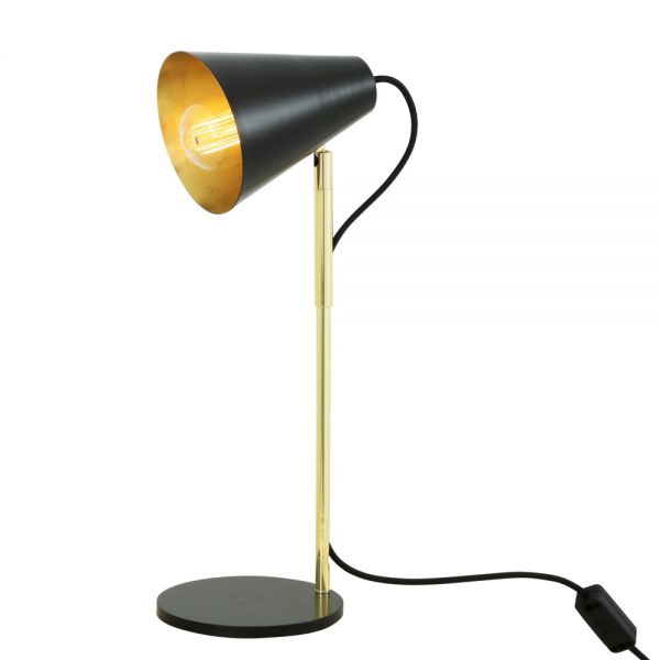 Lusaka Modern Adjustable Table Lamp with Cone Shade